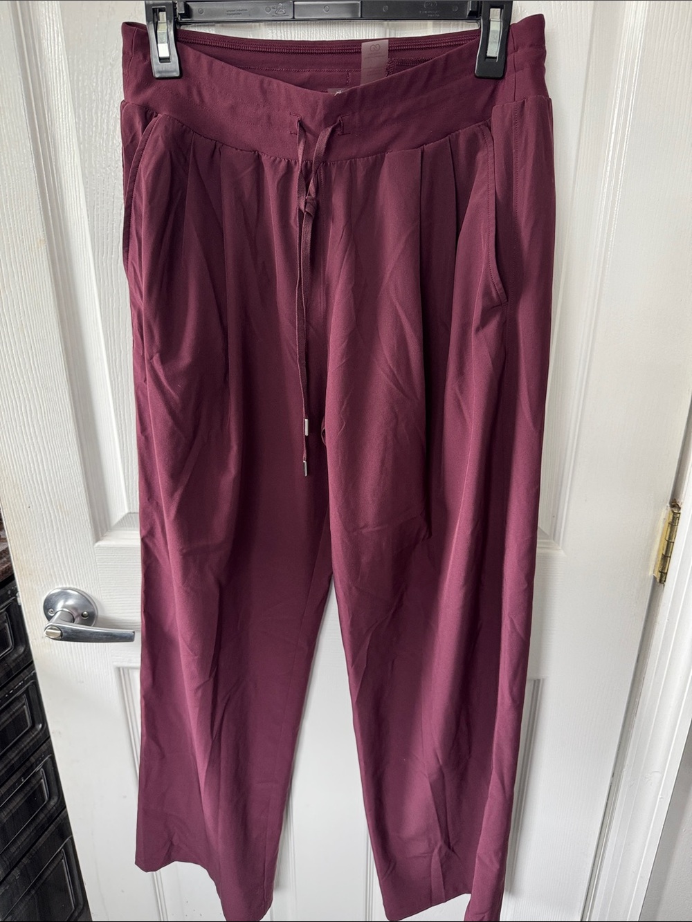 Calia Women’s Wide leg Drawstring trouser pleated Pants